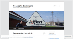 Desktop Screenshot of geographie-religions.com