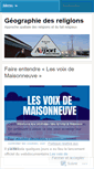 Mobile Screenshot of geographie-religions.com